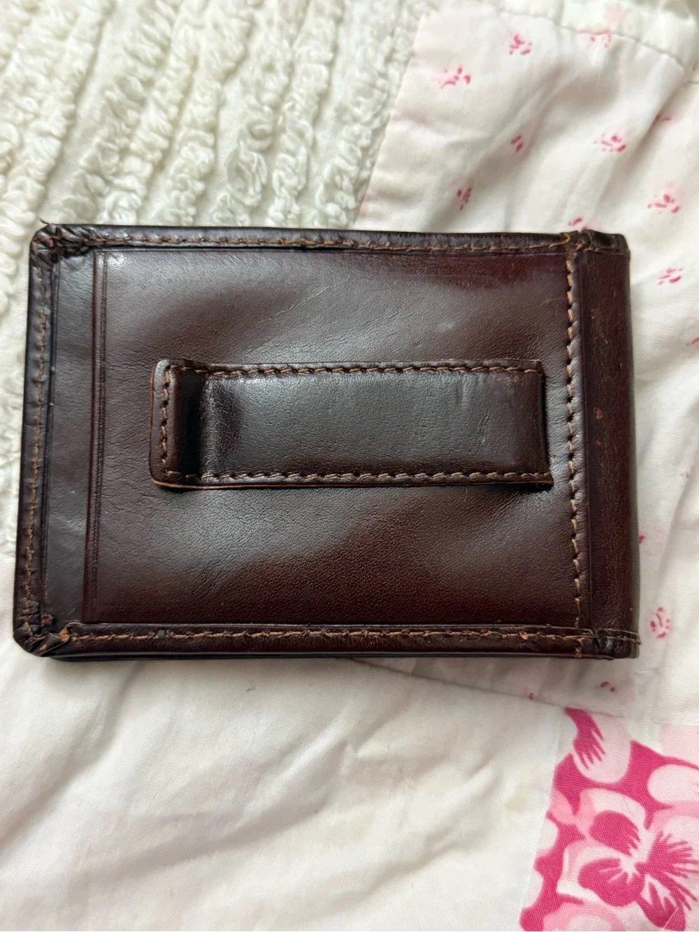 George Dark Brown Leather Men’s Card Holder